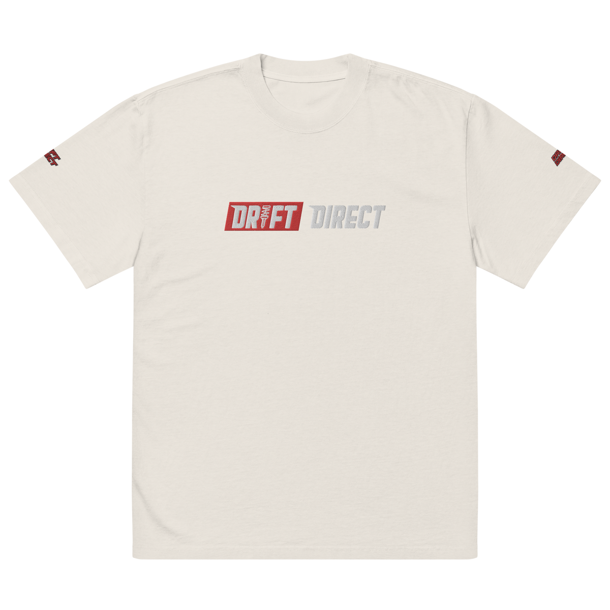 Drift Direct Signature Logo Oversized faded T-shirt (Embroidery)