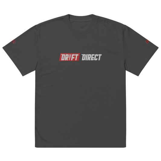 Drift Direct Signature Logo Oversized faded T-shirt (Embroidery)