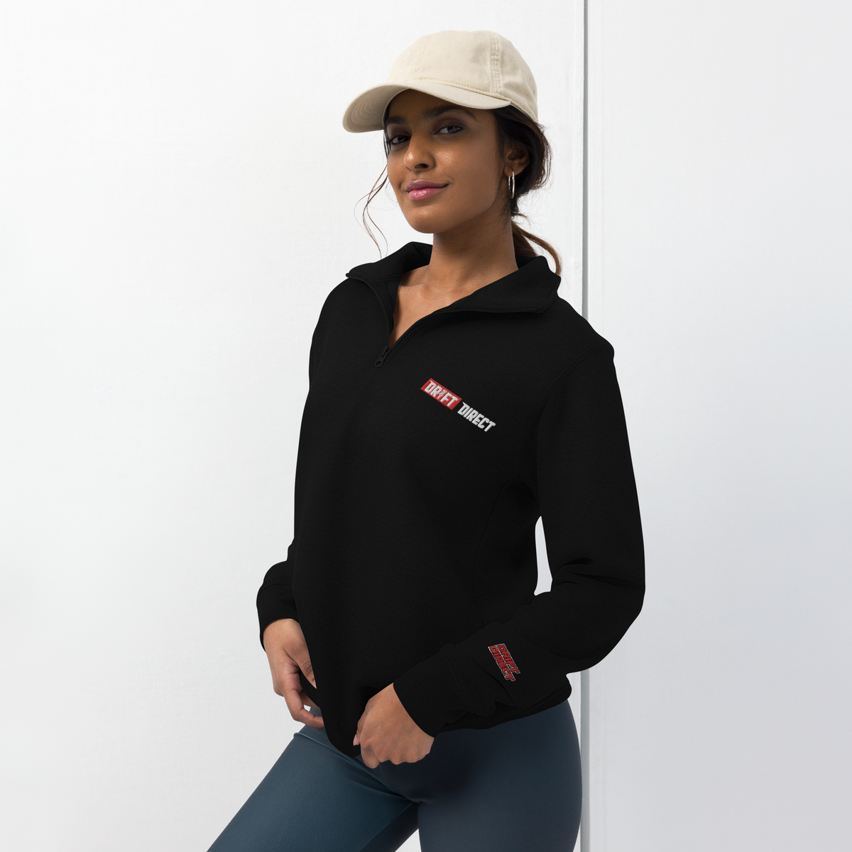 Drift Direct Signature Logo Fleece Pull Over (Embroidery)