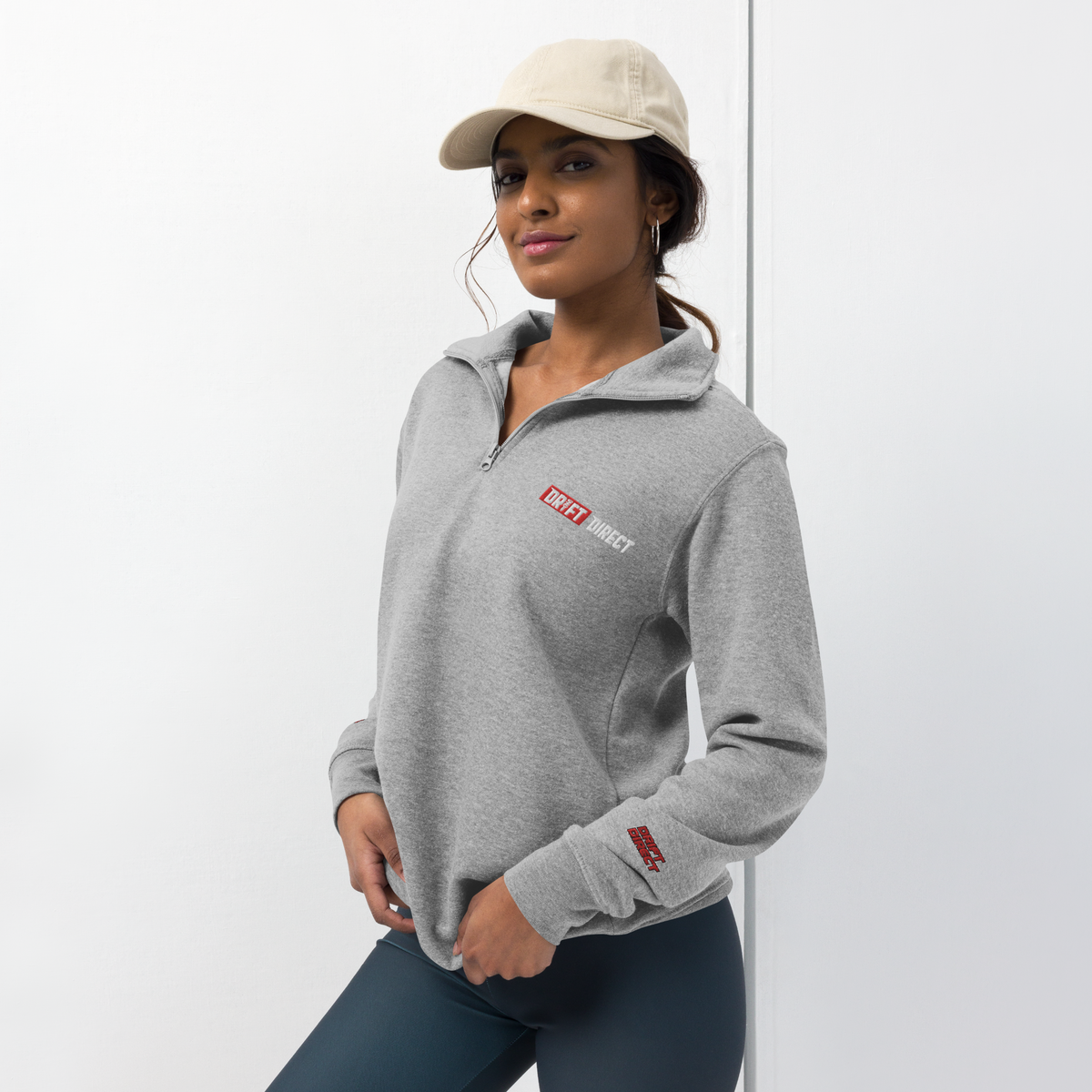Drift Direct Signature Logo Fleece Pull Over (Embroidery)