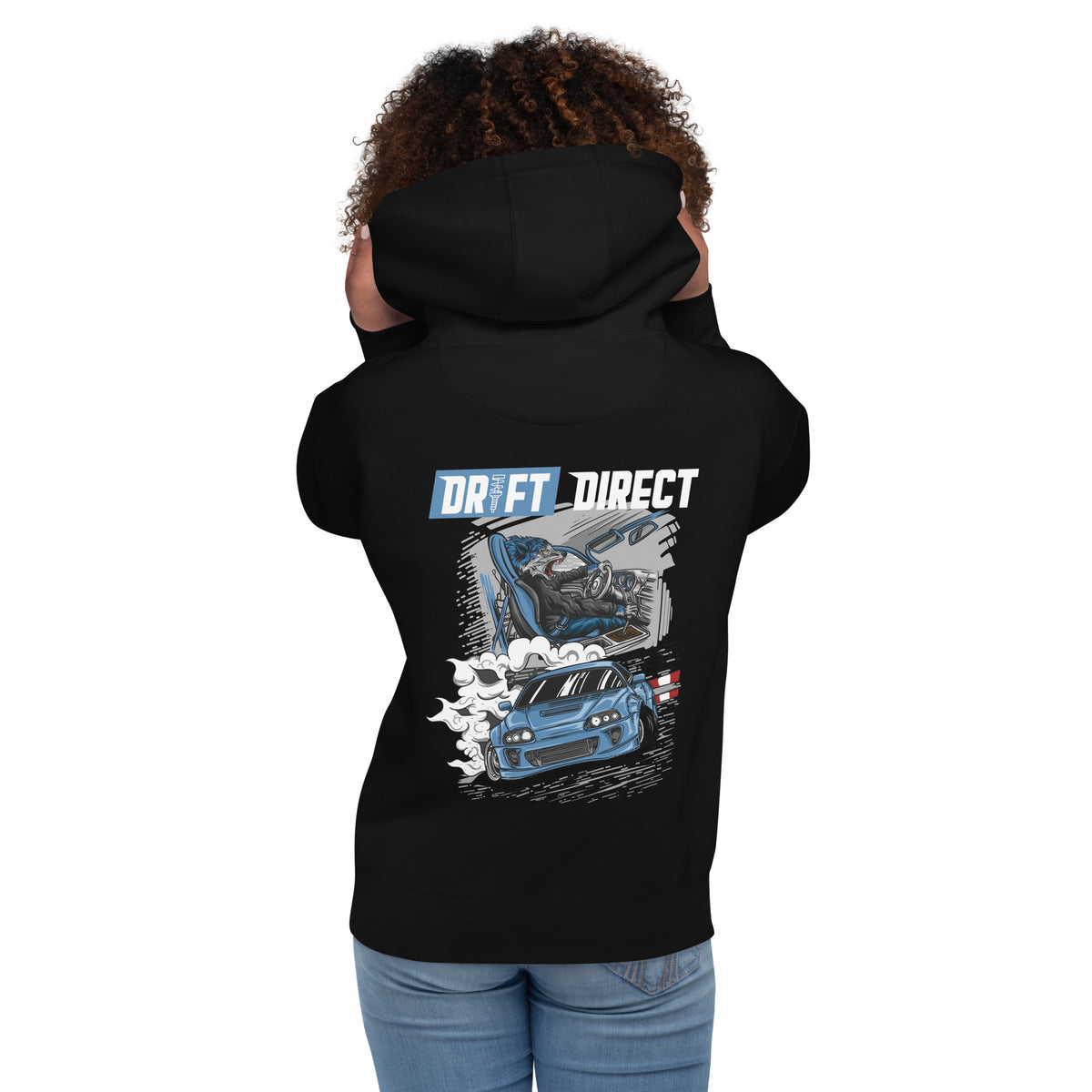 Drift Direct Blue MK4 Supra Drifting (Hoodie)